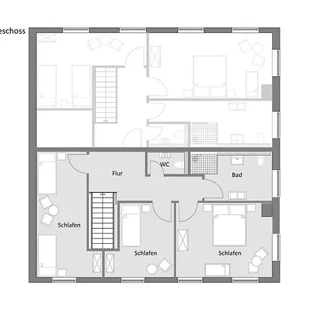 Apartment Tuunkiekje, Maisonettewohnung, Gulfhof, Kachelofen *